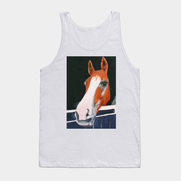 Chestnut Horse Tank Top by JulieWestmore